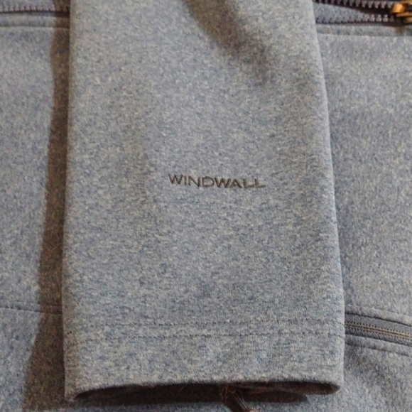 The North Face Light Blue Wind Wall Full Zip Jacket Size M - Picture 11 of 11